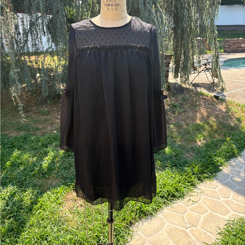 H&M Black Baby Doll Dress - New